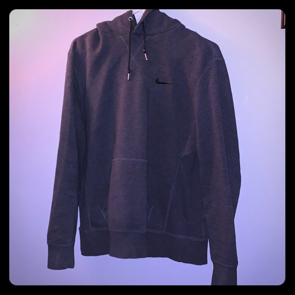 Classic Charcoal Gray (Black Check) Nike Hoodie